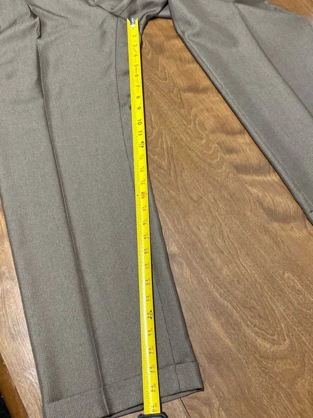 Lauren Ralph Lauren Men's Brown Pleated Dress Pants